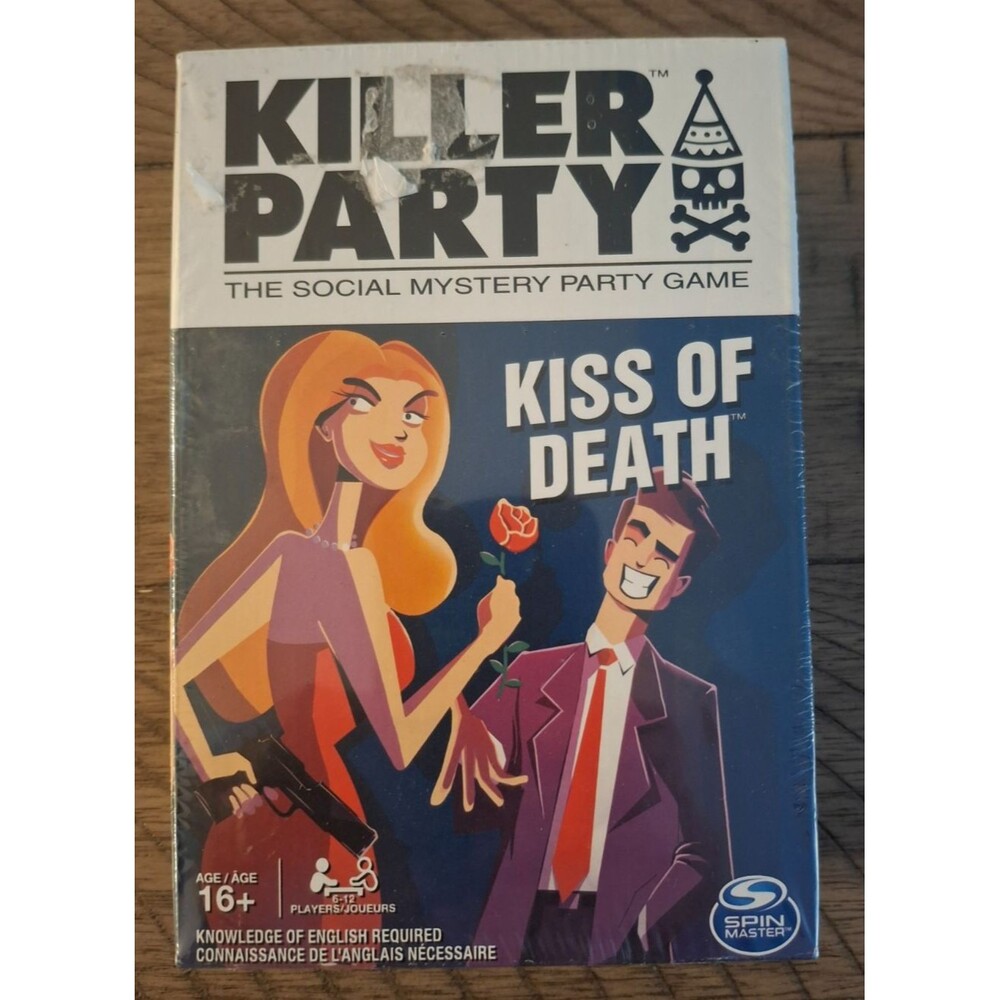 Killer Party Social Mystery Party Game Kiss of Death New Sealed
